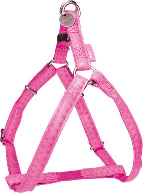 Petnešos šunims Zolux Mac Leather, rožinė sp., 450 - 750 mm x 25 mm, 45-75