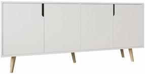 Konsoollaud Kalune Design Latina Modern 180, valge v., 45 cm x 180 cm x 80 cm