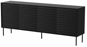 Kumode Cama Cortina, melna krās., 81 cm x 200 cm x 40 cm