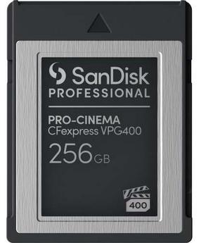 Atminties kortelė SanDisk Pro Cinema SDPCVN4-256G-GNANN, 256 GB, 1700 Mb/s - 1400 Mb/s