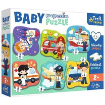 Edukacinė dėlionė Trefl Progressive Puzzle, įvairių spalvų, 22 vnt.