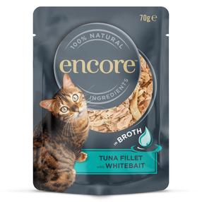 Kassi märgtoit Encore Pouch In Broth, kalaliha/tuunikala, 0.070 kg
