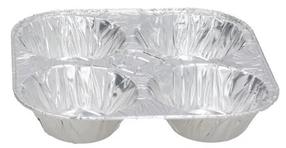 Torto ir kekso kepimo forma Kitchen&GO Aluminum Baking Tins, chromo sp., 15.5 cm x 15.5 cm