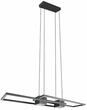 Šviestuvas lubų Trio Albany, LED, 2700 - 6500 °K, 1 x 37 W, balta sp./juoda sp. / juoda sp.