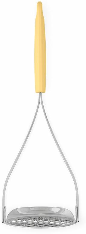 Bulvių grūstuvė Brabantia Tasty+ 229503, 28 cm, 8.5 cm, sidabro/vanilla yellow