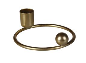 Žvakidė Orbi DL-S-ORBI-10-ZŁO, metalas, 3 cm, aukso sp.