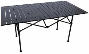 Stovyklavimo stalas Besk, juoda sp., 118 cm x 58 cm x 54.5 cm