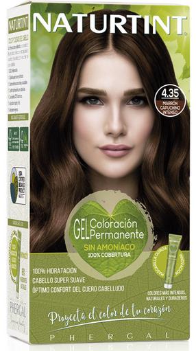 Matu krāsa Naturtint Permanent, deep cappuccino brown krās., 4.35, 170000 ml