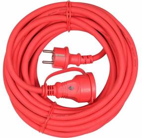 Pagarinātājs Yato H05RR-F YT-81000, 3G2.5, 10 m, IP44, 1 ligzda, sarkana krās.