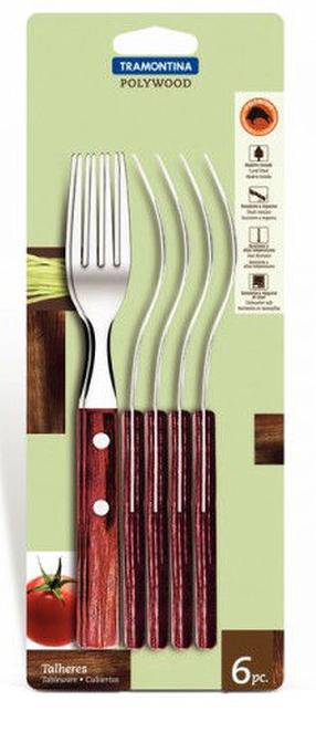 Šakutė Tramontina, nerūdijantysis plienas, 6 vnt.