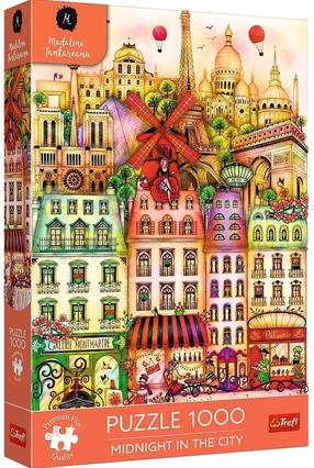 Пазл Trefl Midnight In Paris 12073, 68.3 см x 48 см, 1000 шт., многоцветный