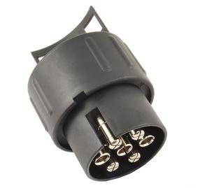 Auto haagise pistik Tema 7-13, 16.2 cm, must v.