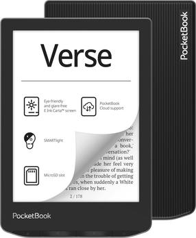 Электронная книга Pocketbook Verse, 8 ГБ, серый цв., 6″