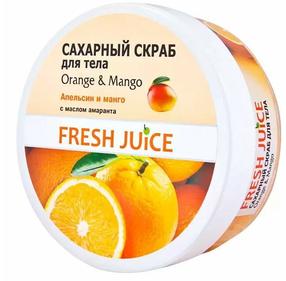 Ķermeņa skrubis Fresh Juice Orange & Mango, 225 g