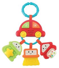Edukacinis žaislas, raktai - kramtukas Smily Play Winfun Sound N Rattle Keys, 14 cm, raudona sp./geltona sp./žalia sp.
