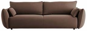 Sofa-lova Cosmopolitan Design Matera Velvet Salvador 4, šokolado sp., 108 x 240 cm x 86 cm