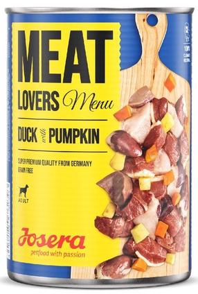 Märg koeratoit Josera Meat Lovers Duck with Pumpkin, pardiliha/liha/kõrvits, 0.4 kg