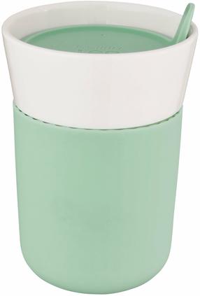  Kaanega kruus BergHOFF Leo, valge v./roheline v., 0.33 l