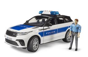 Игрушечная полицейская машина Bruder Range Rover Velar 02890, 1:16, синий цв./белый цв.