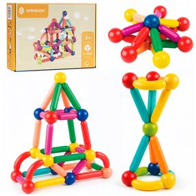 Magnetinis konstruktorius Springos KG0051, 100 vnt., įvairių spalvų
