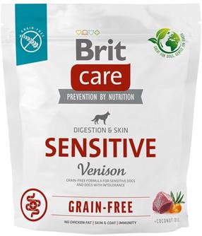 Sausas šunų maistas Brit Care Sensitive Venison, elnių mėsa, 1 kg