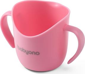 Laste kruus BabyOno Flow, 120 ml, 1 aasta, plastik, roosa v.