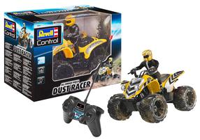 Radiovadāms kvadracikls Revell Dust Racer 24641, 1:10, melna krās./dzeltena krās.