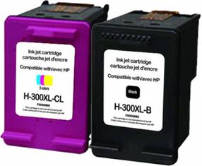 Tindiprinteri kassett Uprint HP 300XL, sinine v./must v./punane v., 21 ml