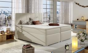 Lova dvigulė continental Bolero Soft 33, 180 x 200 cm, šviesiai ruda sp., su čiužiniu