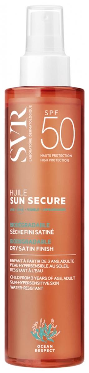 Eļļa iedeguma kopšanai SVR Sun Secure SPF50, 200 ml