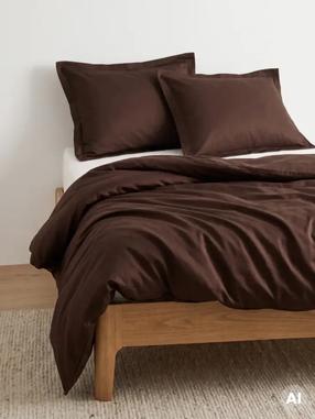 Gultas veļas komplekts Homla Basic Milo 245224, brūna krās., 70 x 80 cm, 160 x 200 cm, 3 d.