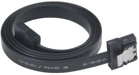 Провод Akasa AK-CBSA05-50BK SATA 7-pin male, SATA 7-pin male, 0.5 м, черный цв.