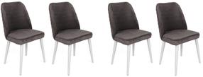 Toolide komplekt Kalune Design Tutku 321 V4 974NMB1612, matt, antratsiit v./valge v., 49 cm x 50 cm x 90 cm, 4 tk
