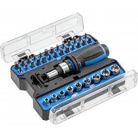 Atsuktuvo ir antgalių rinkinys, su priedais GE HT1S101, HEX, 4 - 12 mm, 1/4"