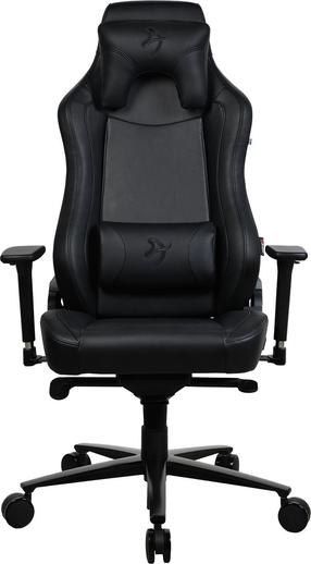 Spēļu krēsls Arozzi Vernazza SoftPU, 50 x 53 x 143 cm, melns krās.
