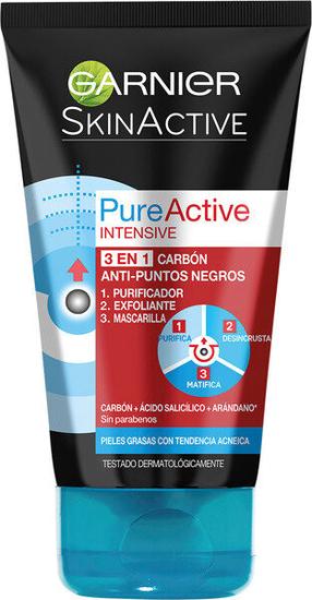 Sejas tīrīšanas līdzeklis Garnier Pure Active Charcoal Intensive, 150 ml