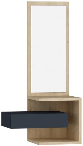 Prieškambario baldų komplektas Kalune Design Stella, vidaus, antracito sp./ąžuolo sp.