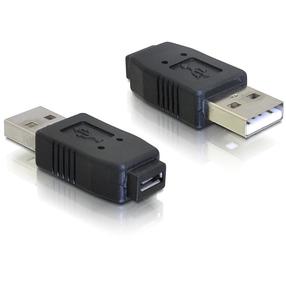 Adapteris Delock USB-micro to USB Micro USB female, USB 2.0 A male
