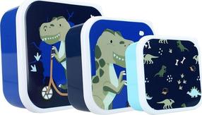 Maisto dėžučių rinkinys Vadobag Dino Navy Pret, 0.32 - 0.86 l, mėlyna sp.