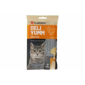 Kārumi kaķiem Flamingo Deli Yumm, vistas gaļa, 0.070 kg