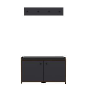 Priekšnama skapis Kalune Design Zen 382NRC2102, antracīta krās., 35 cm x 80 cm x 45 cm
