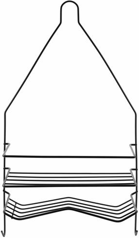 Dušo lentynėlė Mondex Carl, 9 cm x 45.5 cm x 25 cm, juoda sp.