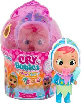 Кукла - фигурка Cry Babies Magic Tears Shiny Shells Marina, 10 см, синий цв.