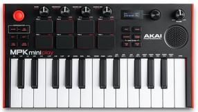 MIDI kлавиатура AKAI MPK Mini Play MK3, черный цв./красный цв.