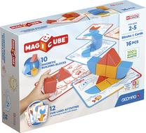 Magnetinis konstruktorius Geomag Magicube Re Shapes Blocks & Cards, 16 vnt.