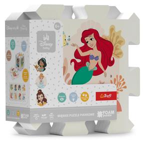 Kilimėlis kūdikiams - dėlionė Trefl Disney Princess, 30 cm x 30 cm, 8 vnt, įvairių spalvų