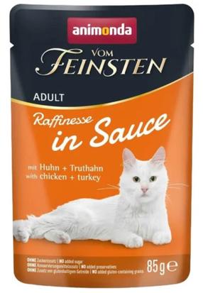 Kassi märgtoit Animonda Vom Feinsten Raffinesse In Souce, kanaliha/kalkun, 0.085 kg