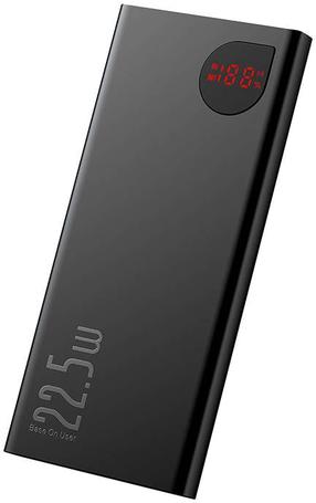 Lādētājs-akumulators (Power bank) Baseus PPAD070101, 20000 mAh, 22.5 W, melna krās.