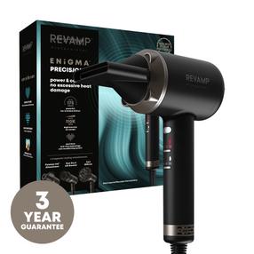 Фен Revamp DR-7000-EU, 1600 Вт, серебристый цв./черный цв.