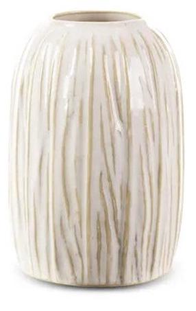Dekoratīva vāze Liza, 22 cm, zelta krās./krēmkrāsa